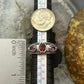 Carolyn Pollack Sterling Silver 3 Faceted Tourmaline Ring Size 5 For Women