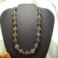 Carolyn Pollack Sterling Silver & Brass Swirl Hollow Beaded Necklace For Women