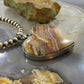 Heart Shape Crazy Lace Agate Pendant For Women Set in Stainless Steel #108