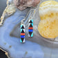 Starllie & Sheryl Edaakie Sterling Silver Multistone Inlay Dangle Earrings For Women #6