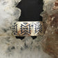 Carolyn Pollack Sterling Silver Southwestern Motif Stamped Unisex Band Ring