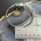 Sterling Silver Southwestern Style Large Teardrop Shattuckite Bracelet For Women #1