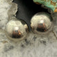 Sterling Silver Dome Stud Earrings For Women