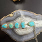 Sterling Silver Southwestern Style Kingman Turquoise Lariat Necklace For Women #1