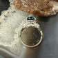 Carolyn Pollack Sterling Silver Faceted London Blue Topaz Decorated Ring For Women