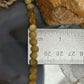 Sterling Silver 6mm Round Golden Tiger's Eye Beads 20" Necklace For Women