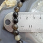 Sterling Silver Southwestern Style 8mm Smoky Quartz Beads 20" Necklace For Women