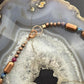 Southwestern Style Copper Navajo Pearl & Cylinder w/Multistone 18" Necklace #2