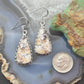 Sterling Silver Southwestern Style Teardrop Wild Horse Dangle Earrings For Women
