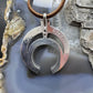 Gary Custer Sterling Silver Tufa Cast Double Naja Unisex Pendant w/Leather Cord