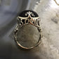 Carolyn Pollack Sterling Silver Large Oval Black Onyx Ring Size 6.5 For Women