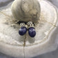 Carolyn Pollack Sterling Silver Sodalite Bead Decorated Dangle Earrings For Women