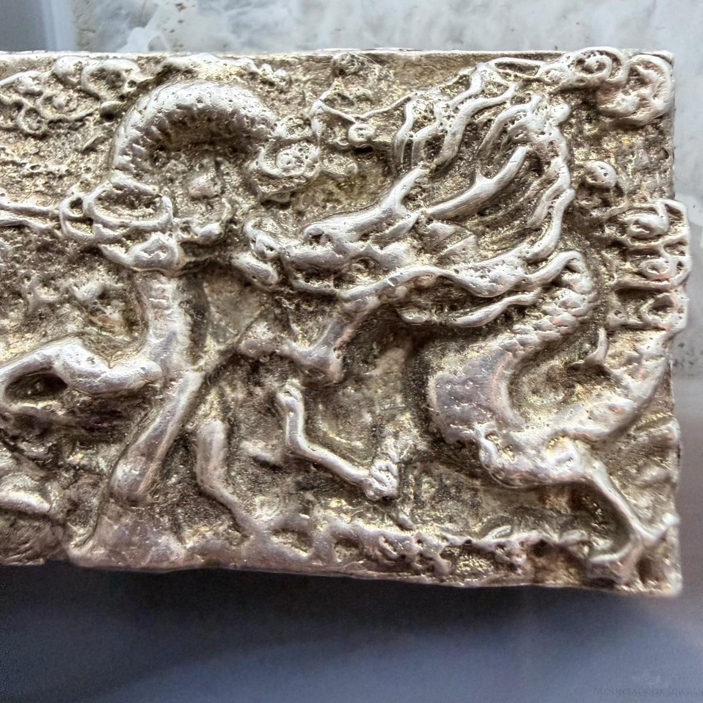 2.3 Troy Ounce of .999 Fine Silver Bar Dragon #PX.EO