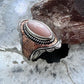 Carolyn Pollack Sterling Silver & Copper Pink Mother of Pearl Paisley Ring For Women