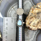Sterling Silver Southwestern Style Golden Hill Turquoise Adjustable Ring For Women #13