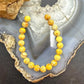 Sterling Silver 8mm Round Snake Skin Jasper Beads 7" Bracelet For Women