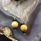 Carolyn Pollack Sterling Silver Round Jasper & Onyx Disk Bead Dangle Earrings For Women