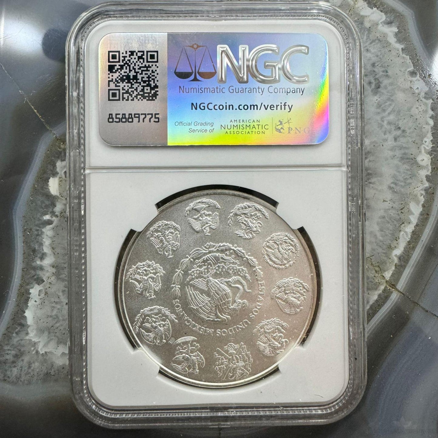 2011 Mexico 1.0ozt .999 Fine Silver Round NGC MS69 #2922765-011