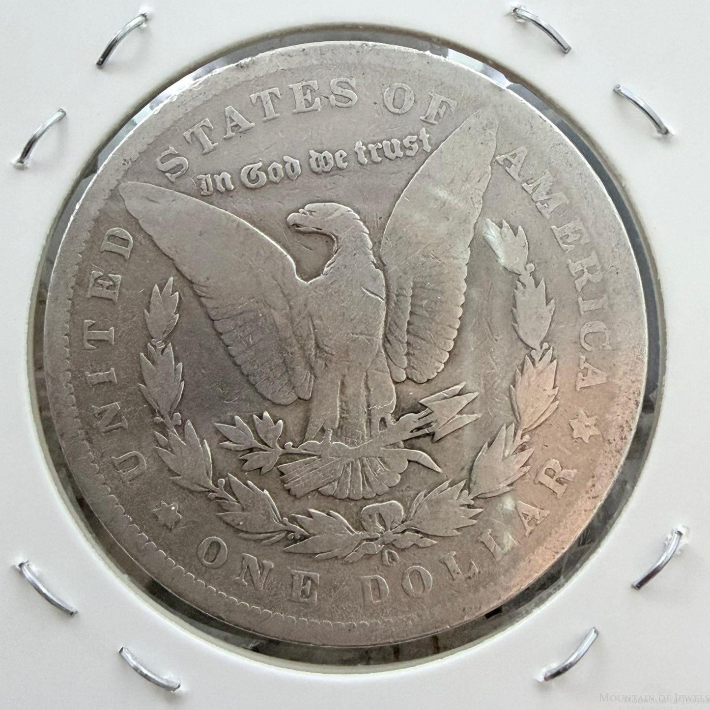 US 1896-O 90% Morgan Silver Dollar VG-F #122125-18GH