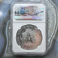 1987 US 1.0oz .999 Fine Silver American Silver Eagle NGC MS69 #6567385-123EG