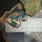 Sterling Silver Southwestern Style Turquoise Spiny Oyster Heart Pendant For Women #3