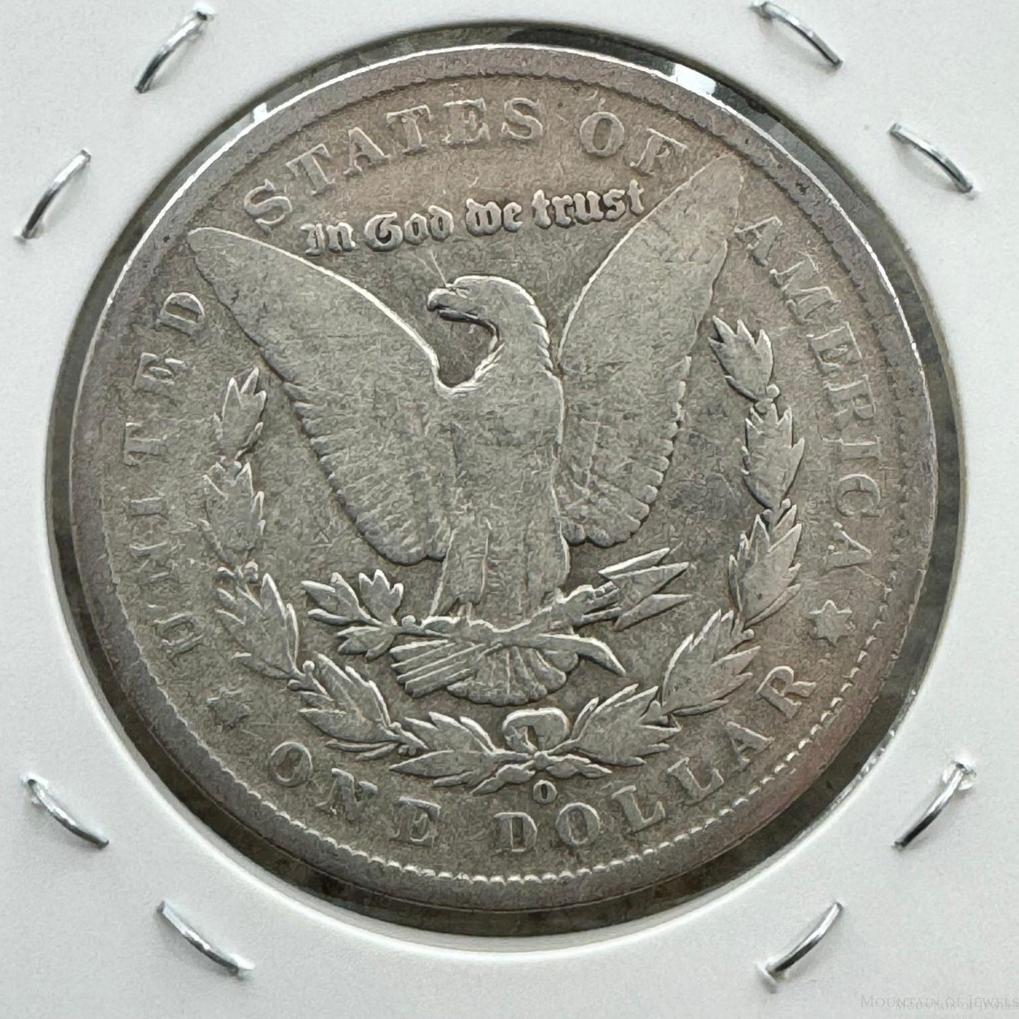 1890-O US 90% Morgan Silver Dollar VG-F #10824-4GH