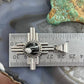 Priscilla Apache Native American Sterling Silver White Buffalo Zia Unisex Pendant