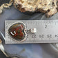 Sterling Silver Southwestern Style Sean Agate Heart Decorated Pendant For Women