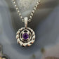 Carolyn Pollack Sterling Silver Rounded Faceted Amethyst 17"-19" Necklace For Women