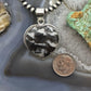 Sterling Silver Southwestern Style White Buffalo Heart Shape Pendant For Women