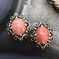 Carolyn Pollack Sterling Silver Oval Rhodochrosite Clip-On Earrings For Women