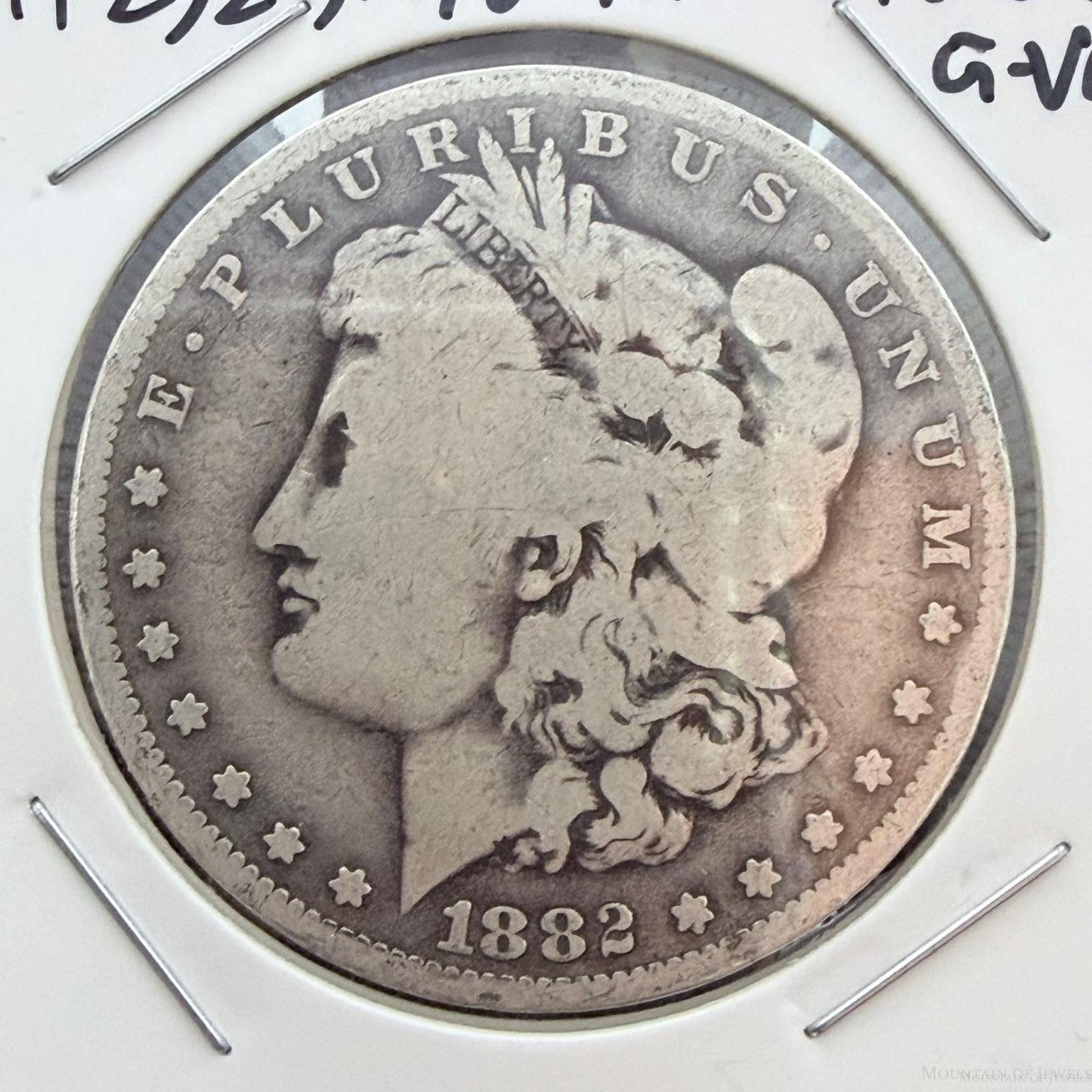 US 1882-O 90% Morgan Silver Dollar G-VG #112525-40GH