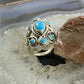 Carolyn Pollack Sterling Silver Turquoise Cluster Ring For Women, Size variety