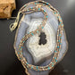Vintage Native American 3 Strands Heishi Beads &Turquoise 26" Necklace For Women