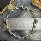 Carolyn Pollack Sterling Silver 7 Oval Snowflake Obsidian Bracelet For Women