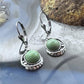 Carolyn Pollack Sterling Silver Rounded Gaspeite Dangle Earrings For Women