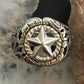 Carolyn Pollack Southwestern Style Sterling Silver Lone Star of Texas Unisex Ring