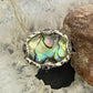 Carolyn Pollack Sterling Oval Abalone & Crystal Quartz Doublet Ring For Women