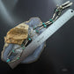 Vintage Native American Silver Navajo Pearl Bead & Turquoise Necklace For Women