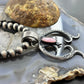 Eva & Linberg Billah Native American Sterling Silver Pink Conch Naja Pendant For Women