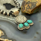 Genuine 1944 90% Silver Mercury Dime Coin Mohave Turquoise Unisex Pendant