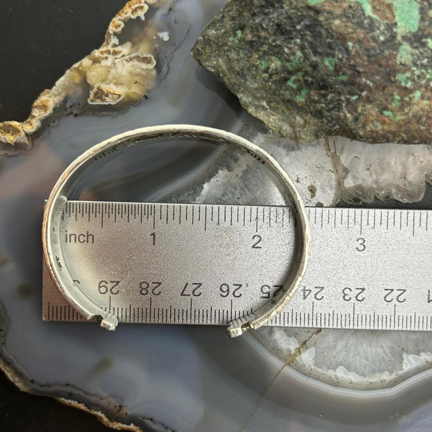 Lloyd Becenti Native American Sterling Silver Horses in The Wild Storyteller Bracelet