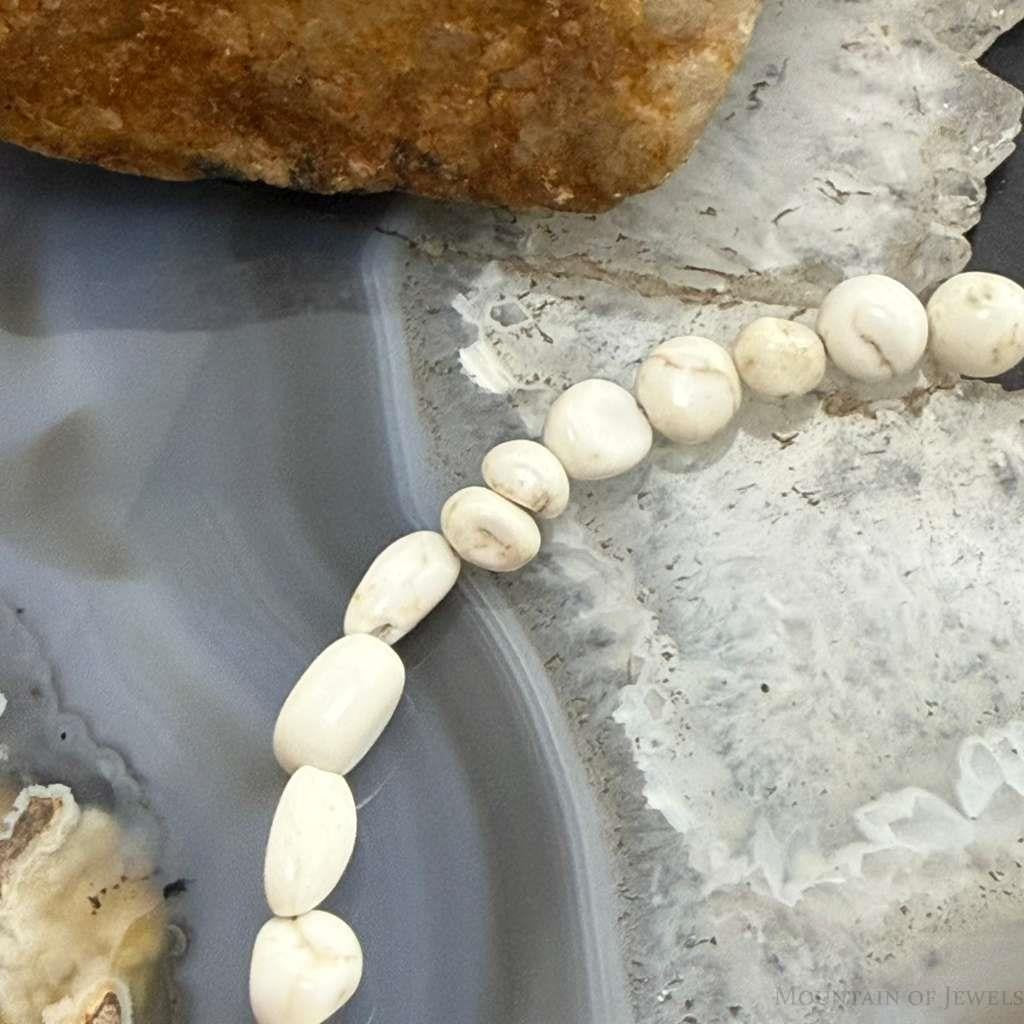 Sterling Silver Natural Wild Horse Beads Bracelet/Anklet For Women
