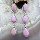 Sterling Silver Native American Teardrop Phosphosiderite Post Earrings For Women