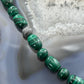 Carolyn Pollack Vintage 7mm-10mm Malachite Beads 35"-39" Necklace For Women