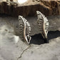 Carolyn Pollack Sterling Silver Detailed Feather Post Earrings For Women