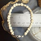 Sterling Silver Natural Wild Horse Beads 7.25" Bracelet For Women