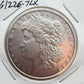 1.0 Troy Ounce .999 Pure Silver Morgan Design Round #61226-7LX