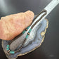 Southwestern Style 8-10mm Copper Navajo Pearl Round,Saucer & Turquoise Necklace For Women