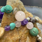 Carolyn Pollack Sterling Silver Multistone Beads 18" Necklace For Women